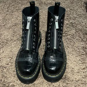 Dr. Martens Zip Platform Boots